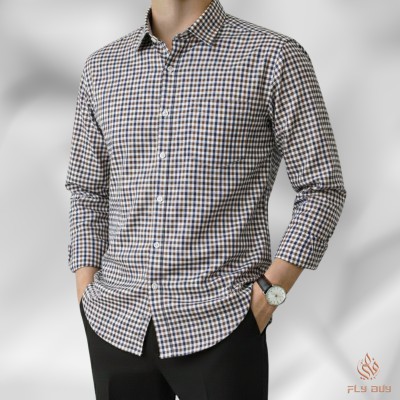 Men's Full Sleeve Grameen Check Shirt
