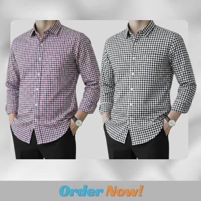 Men's Full Sleeve Grameen Check Shirt