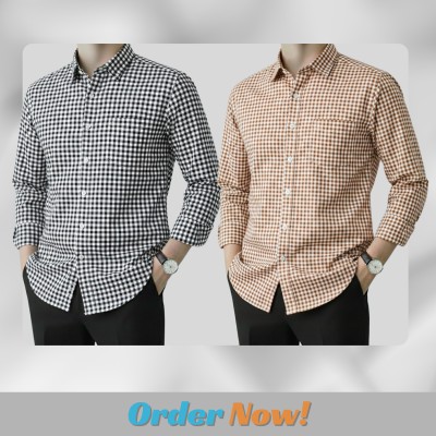 Men's Full Sleeve Grameen Check Shirt