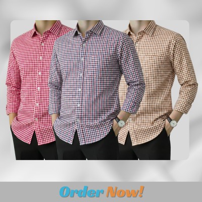 Men's Full Sleeve Grameen Check Shirt