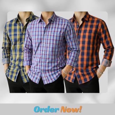 Men's Full Sleeve Check Shirt