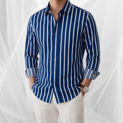 Men's Full Sleeve striped Shirt