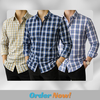 Men's Full Sleeve Check Shirt