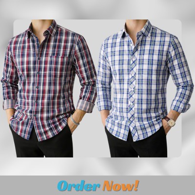 Men's Full Sleeve Check Shirt