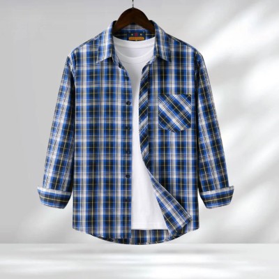 Men's Full Sleeve Grameen Check Shirt