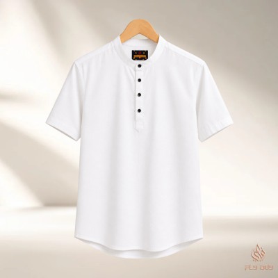 Men's Half Sleeve OXF Katua- White
