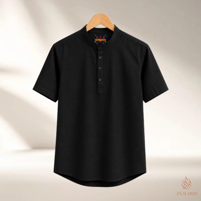 Men's Half Sleeve OXF Katua-  Black