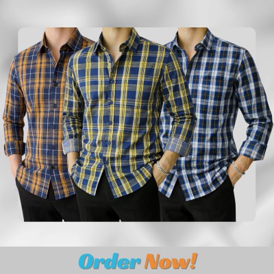 Men's Full Sleeve Check Shirt