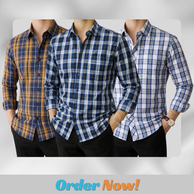 Men's Full Sleeve Check Shirt