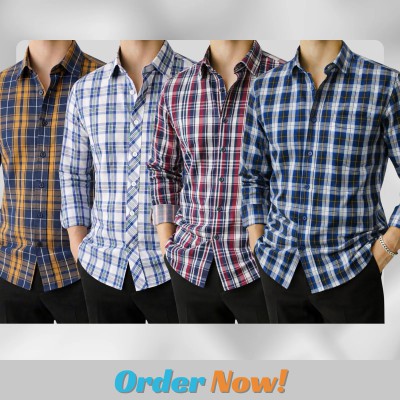 Men's Full Sleeve Check Shirt