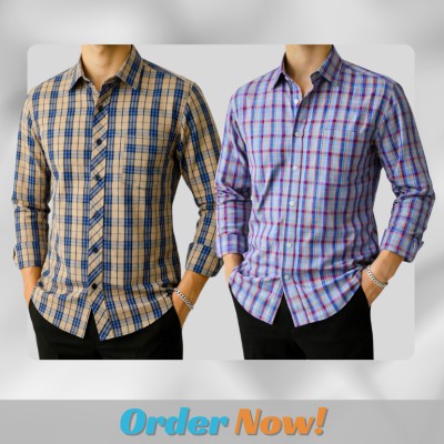 Men's Full Sleeve Check Shirt