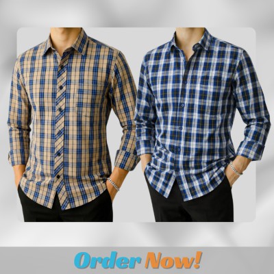 Men's Full Sleeve Check Shirt