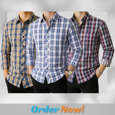 Men's Full Sleeve Check Shirt
