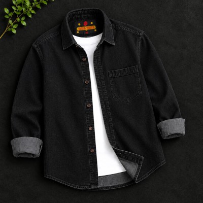 PREMIUM SINGLE POCKET DENIM SHIRT