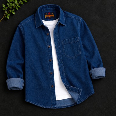 PREMIUM SINGLE POCKET DENIM SHIRT