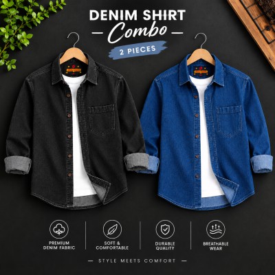 PREMIUM SINGLE POCKET DENIM SHIRT
