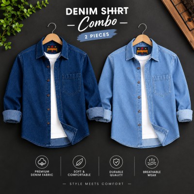 PREMIUM SINGLE POCKET DENIM SHIRT